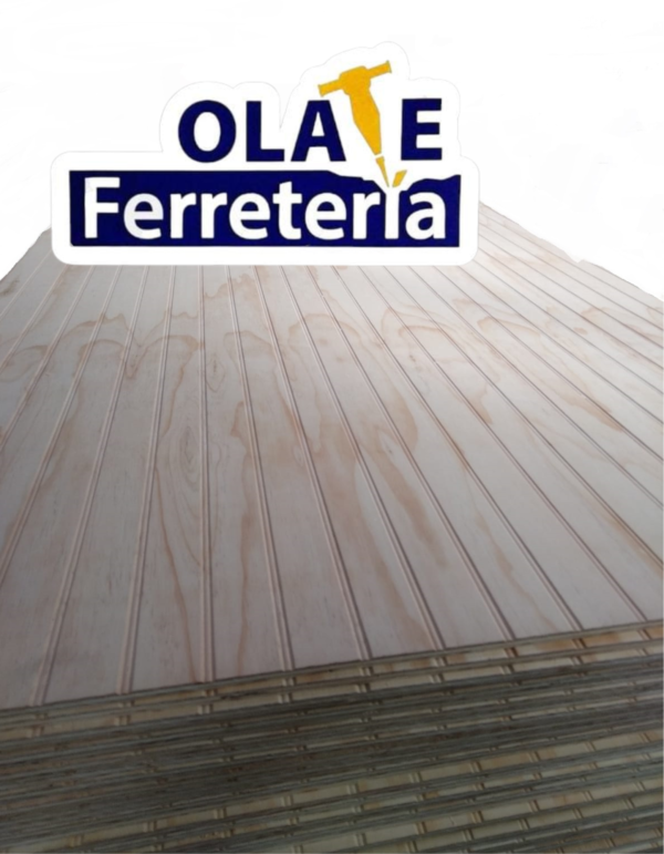Oferta - Terciado Ranurado Colonial de 9mm - Imagen 2
