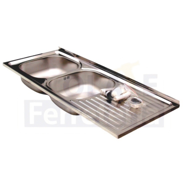 Lavaplatos 120x50cm Sobrepuesto Derecho - Taumm